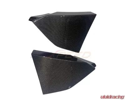 Rexpeed Carbon Fiber Rear Bumper Side Spats - Matte Toyota Supra V1 2020-2024 - TS07M