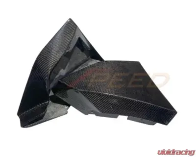Rexpeed Carbon Fiber Rear Bumper Side Spats - Matte Toyota Supra V1 2020-2024 - TS07M