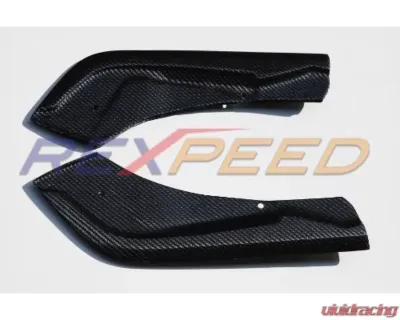 Rexpeed Forged Carbon Side Spats-Gloss Toyota Supra V2 2020-2024 - TS11FC