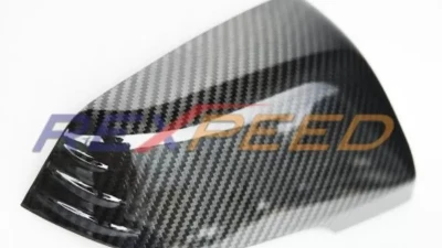 Rexpeed Dry Carbon Mirror Covers-Gloss Finish Toyota Supra A90 2020-2024                                     - TS14 - Image 4