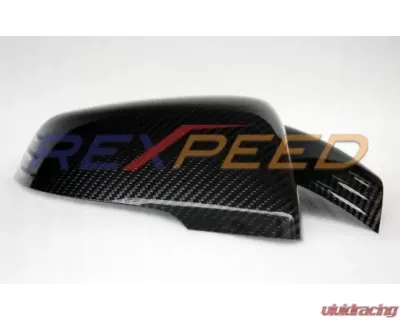 Rexpeed Dry Carbon Mirror Covers-Gloss Finish Toyota Supra A90 2020-2024 - TS14