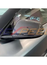 Rexpeed Dry Carbon Mirror Covers-Gloss Finish Toyota Supra A90 2020-2024                                     - TS14 - Image 4