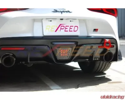 Rexpeed Carbon Fiber Reverse Light Badge-Matte Toyota Supra A90 2020-2024 - TS19M
