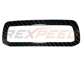 Rexpeed Carbon Fiber Cluster Switch Panel Badge Toyota Supra A90 2020-2024