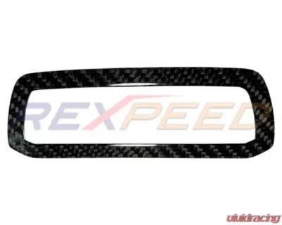 Rexpeed Carbon Fiber Cluster Switch Panel Badge Toyota Supra A90 2020-2024 - TS20