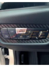 Rexpeed Carbon Fiber Cluster Switch Panel Badge Toyota Supra A90 2020-2024                                     - TS20 - Image 2