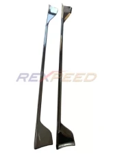 Rexpeed Carbon Fiber Side Skirt Extension-Gloss Toyota Supra V3 2020-2024                                     - TS24 - Image 3