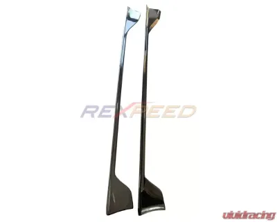 Rexpeed Carbon Fiber Side Skirt Extension-Gloss Toyota Supra V3 2020-2024 - TS24