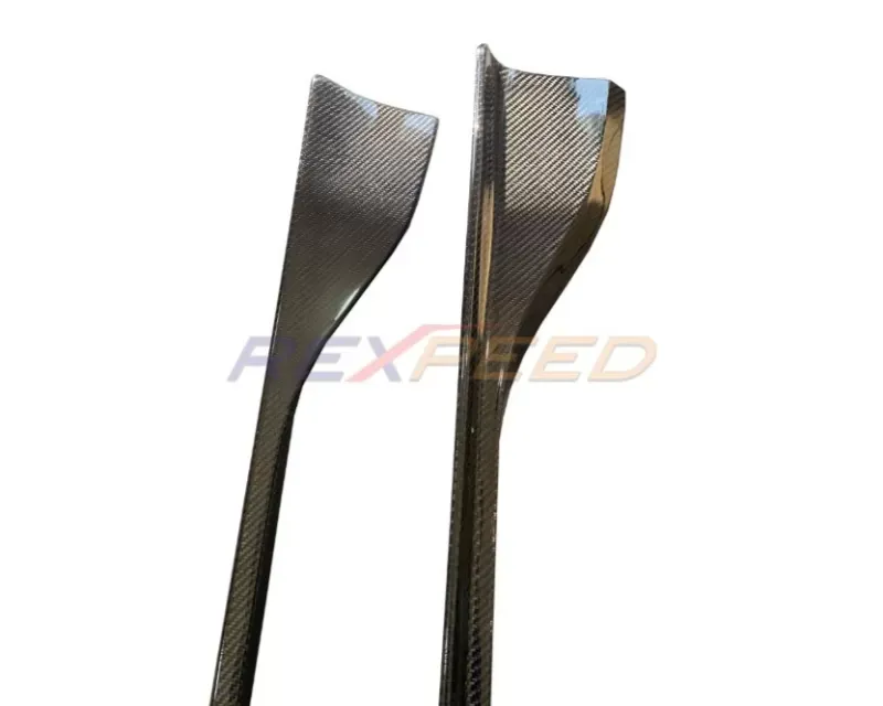Rexpeed Forged Carbon Side Skirt Extension-Matte Toyota Supra V3 2020-2024 - TS24FCM