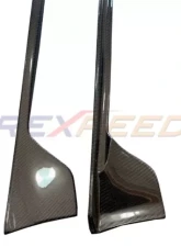 Rexpeed Carbon Fiber Side Skirt Extension-Gloss Toyota Supra V3 2020-2024                                     - TS24 - Image 2