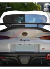 Rexpeed Carbon Fiber Rear Wing-Gloss Toyota Supra V3 2020-2024                                     - TS29 - Image 2