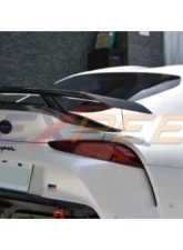 Rexpeed Carbon Fiber Rear Wing-Gloss Toyota Supra V3 2020-2024                                     - TS29 - Image 3