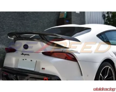 Rexpeed Carbon Fiber Rear Wing-Gloss Toyota Supra V3 2020-2024 - TS29