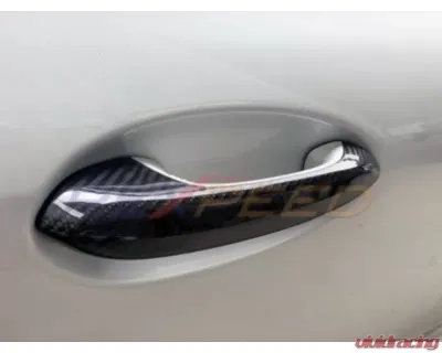 Rexpeed Dry Carbon Outer Door Handle Covers-Matte Toyota Supra A90 2020-2024 - TS35M