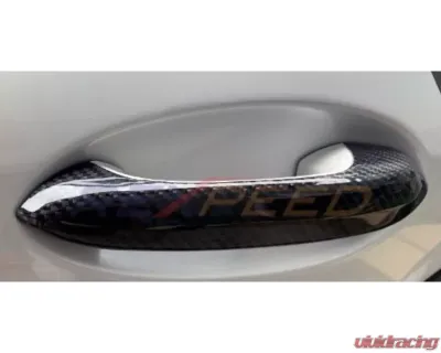 Rexpeed Dry Carbon Outer Door Handle Covers-Matte Toyota Supra A90 2020-2024 - TS35M