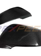 Rexpeed Dry Carbon Mirror Cap Full Replacements-Matte Toyota Supra A90 2020-2024                                     - TS36M - Image 2
