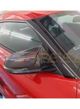 Rexpeed Carbon Fiber Mirror Cap Full Replacements- Gloss Toyota Supra A90 2020-2024                                     - TS37 - Image 2