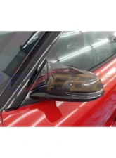 Rexpeed Carbon Fiber Mirror Cap Full Replacements- Matte Toyota Supra A90 2020-2024                                     - TS37M - Image 2