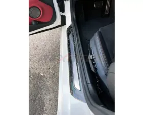 Rexpeed Forged Carbon Door Sill Cover-Matte Toyota Supra A90 2020-2024