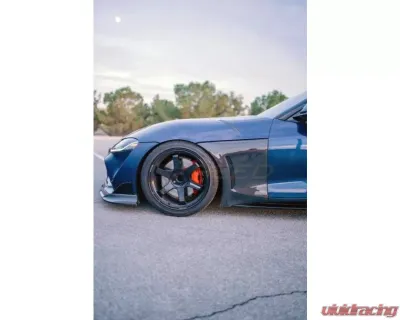 Rexpeed Carbon Fiber Front Fender Duct Panel-Gloss Toyota Supra V2 2020-2024 - TS45