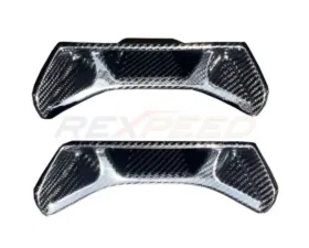 Rexpeed Dry Carbon Seat Delete Insert Cover Set-Matte Toyota Supra A90 2020-2024