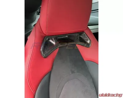 Rexpeed Dry Carbon Seat Delete Insert Cover Set-Matte Toyota Supra A90 2020-2024 - TS46M