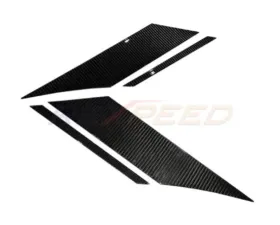 Rexpeed GR Carbon Fiber C-Pillar Decal-Gloss Toyota Supra A90 2020-2024