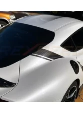 Rexpeed GR Carbon Fiber C-Pillar Decal-Gloss Toyota Supra A90 2020-2024                                     - TS51 - Image 3