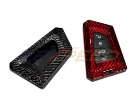 Rexpeed Carbon Fiber Key Fob Cover_Dark Grey Toyota Supra V2 2020