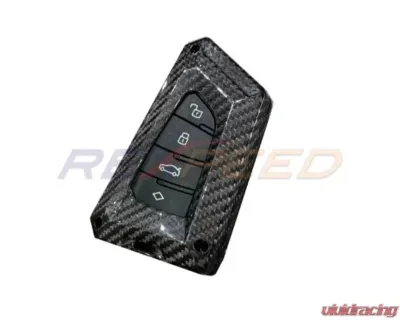 Rexpeed Carbon Fiber Key Fob Cover_Red Toyota Supra V2 2020 - TS53R