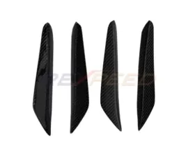 Rexpeed Carbon Fiber Front Canards-Gloss Toyota Supra V2 2020-2024