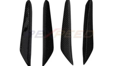 Rexpeed Carbon Fiber Front Canards-Gloss Toyota Supra V2 2020-2024                                     - TS54 - Image 4