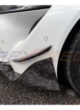 Rexpeed Forged Carbon Front Canards-Gloss Toyota Supra V2 2020-2024                                     - TS54FC - Image 4