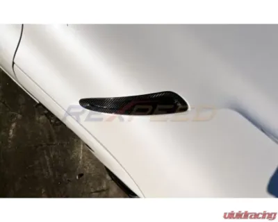 Rexpeed Dry Carbon Hood Vent Covers-Matte Toyota Supra A90 2020-2024 - TS57M