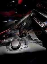 Rexpeed Dry Carbon Shift Knob Cover-Gloss Toyota Supra A90 2020-2024                                     - TS58 - Image 3
