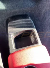 Rexpeed Dry Carbon Storage Compartment Cover-Matte Toyota Supra A90 2020-2024                                     - TS59M - Image 3