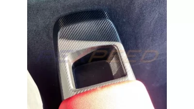 Rexpeed Dry Carbon Storage Compartment Cover-Matte Toyota Supra A90 2020-2024                                     - TS59M - Image 3