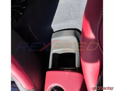 Rexpeed Dry Carbon Storage Compartment Cover-Matte Toyota Supra A90 2020-2024 - TS59M