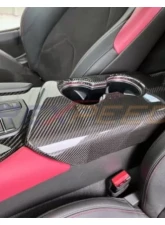 Rexpeed Dry Carbon Armrest Cover-Matte Toyota Supra A90 2020-2024                                     - TS60M - Image 2