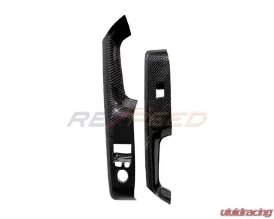 Rexpeed Dry Carbon Window Switch Panel Cover-Matte Toyota Supra A90 2020-2024 - TS61M