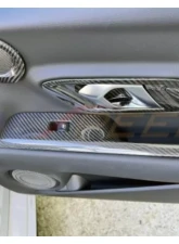 Rexpeed Dry Carbon Window Switch Panel Cover-Gloss Toyota Supra A90 2020-2024                                     - TS61 - Image 3