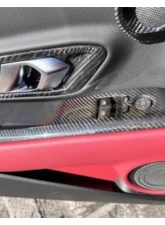 Rexpeed Dry Carbon Window Switch Panel Cover-Gloss Toyota Supra A90 2020-2024                                     - TS61 - Image 4