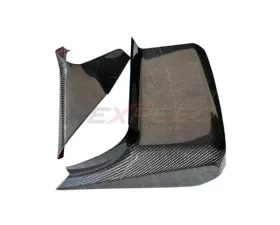 Rexpeed Dry Carbon Center Console Covers - Matte (2pcs) Toyota Supra A90 2020-2024
