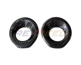Rexpeed Dry Carbon Door Audio Speaker Covers - Matte (2pcs) Toyota Supra A90 2020-2024