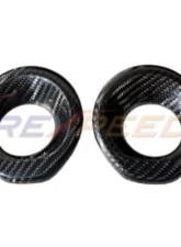 Rexpeed Dry Carbon Door Audio Speaker Covers - Matte (2pcs) Toyota Supra A90 2020-2024                                     - TS65M - Image 3