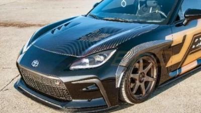 Rexpeed V3 Carbon Splitter/Front Side Diffuser Toyota GR86                                     - FR101 - Image 2