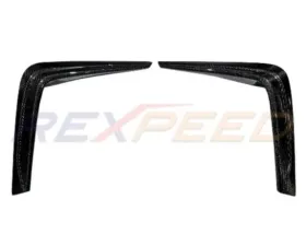 Rexpeed V4 Carbon Fiber Front Bumper Side Garnish Toyota GR86