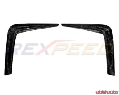 Rexpeed V4 Carbon Fiber Front Bumper Side Garnish Toyota GR86 - FR115