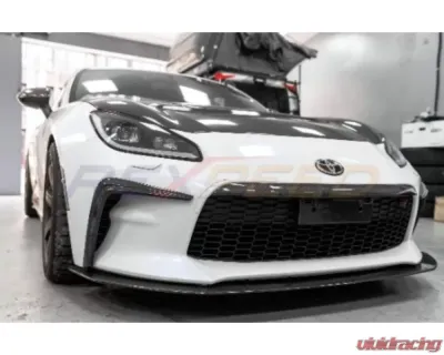 Rexpeed V4 Carbon Fiber Front Bumper Side Garnish Toyota GR86 - FR115