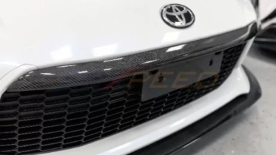 Rexpeed V4 Carbon Fiber Front License Plate+Front Nose Extension Toyota GR86                                     - FR116 - Image 2